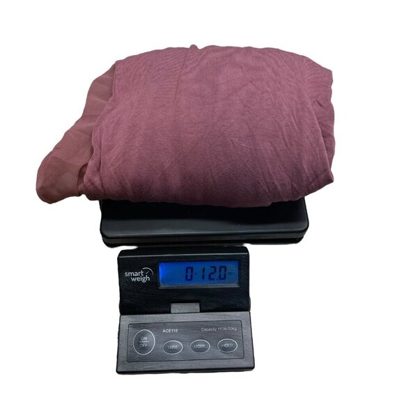 Torrid Babydoll Fabric Mix Super Soft Balloon Chiffon Sleeve Top Mauve Pink 4X - Picture 9 of 11